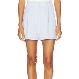 NWOT Good American Light Blue Trouser Shorts
